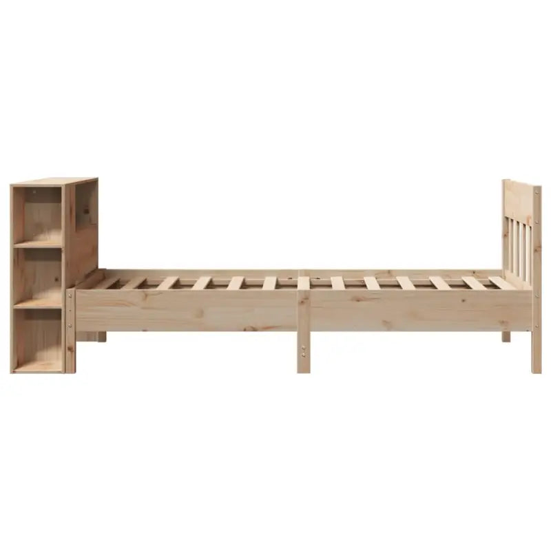 Boekenkastbed van massief grenenhout met ideale totale afmetingen - Bedden & bedframes