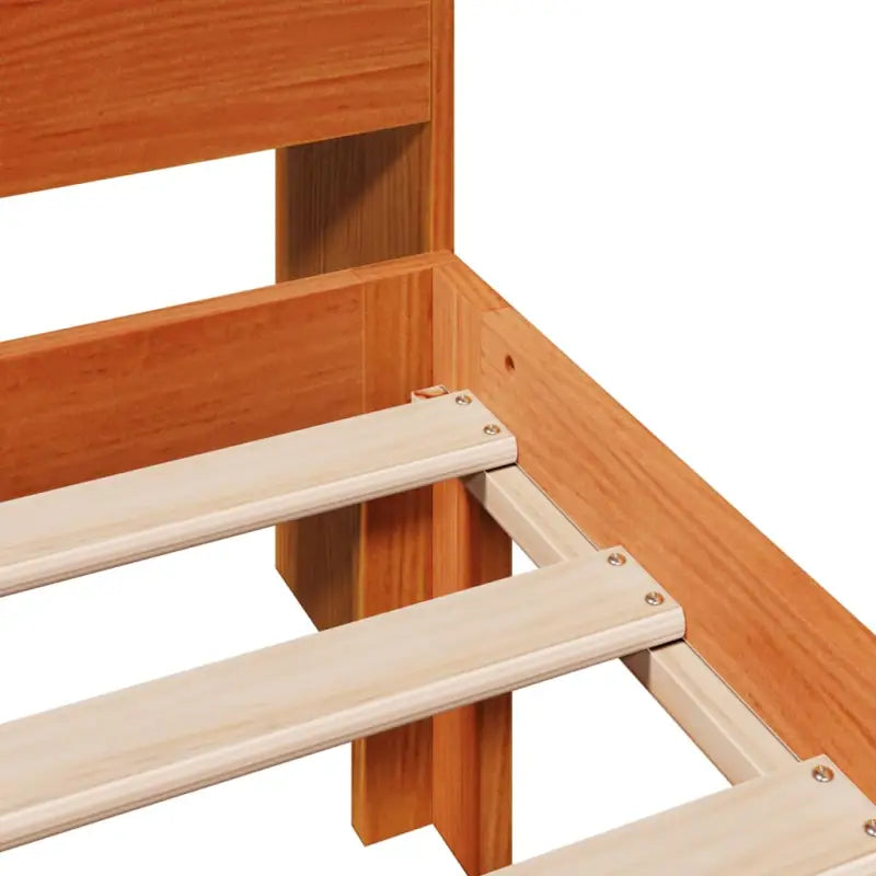 Boekenkastbed van massief grenenhout met optimale totale afmetingen - Bedden & bedframes