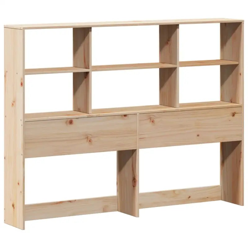 Boekenkastbed van massief grenenhout met praktische totale afmetingen - Bedden & bedframes