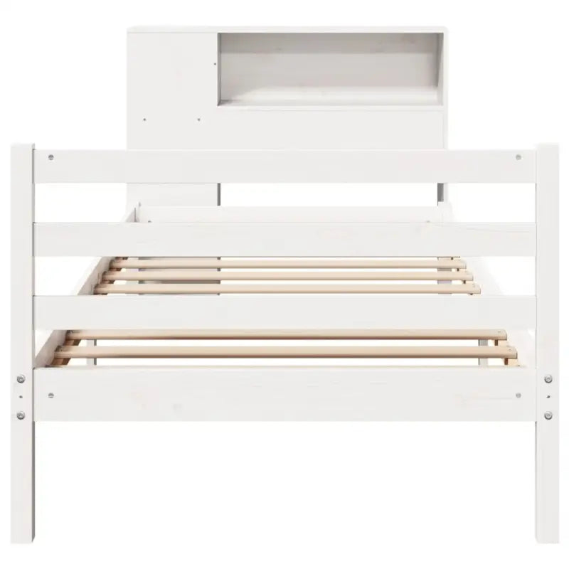 Boekenkastbed van massief grenenhout met ruime totale afmetingen - Bedden & bedframes