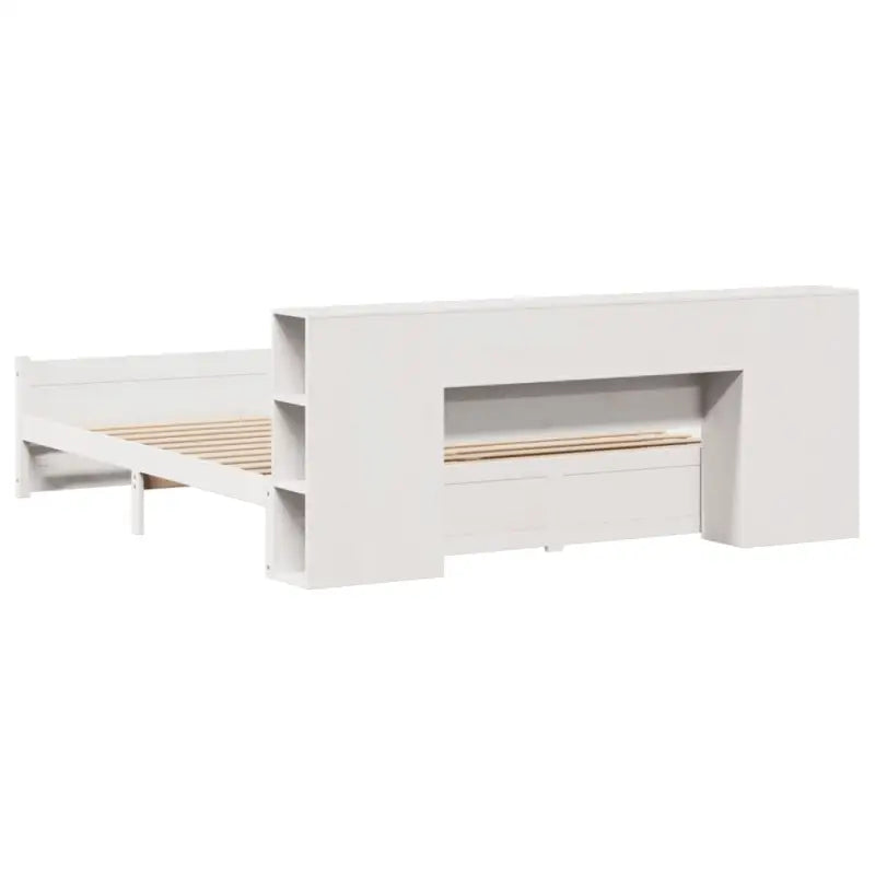 Boekenkastbed van massief grenenhout met ruime totale afmetingen - Bedden & bedframes