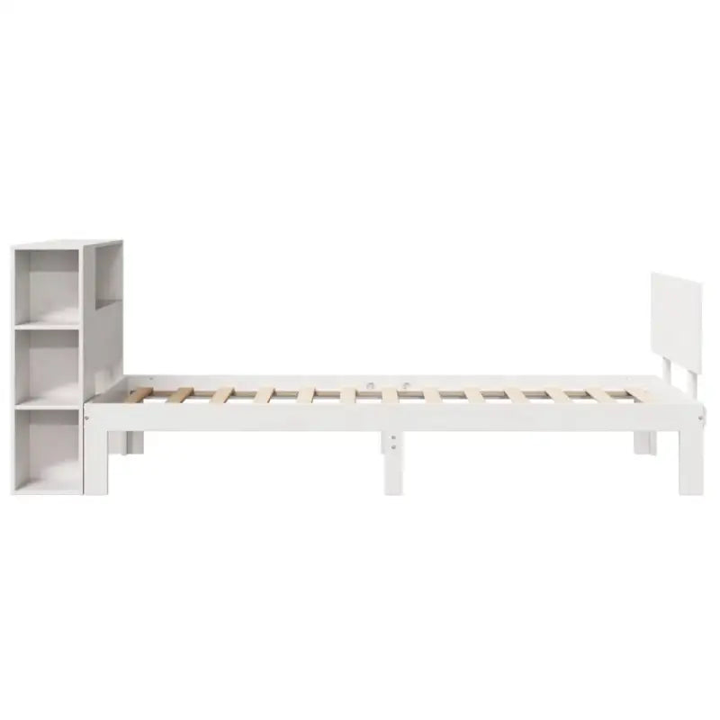 Boekenkastbed van massief grenenhout met ruime totale afmetingen - Bedden & bedframes