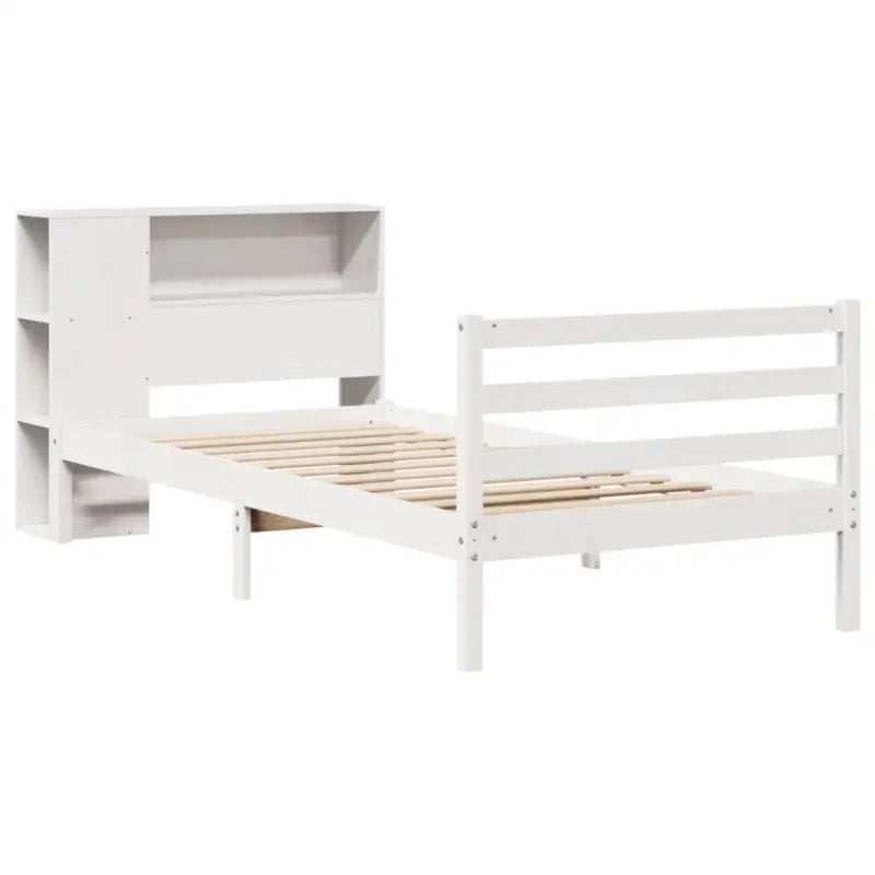 Boekenkastbed van massief grenenhout met ruime totale afmetingen - Bedden & bedframes