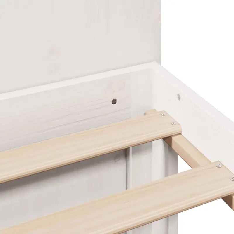 Boekenkastbed van massief grenenhout met ruime totale afmetingen - Bedden & bedframes