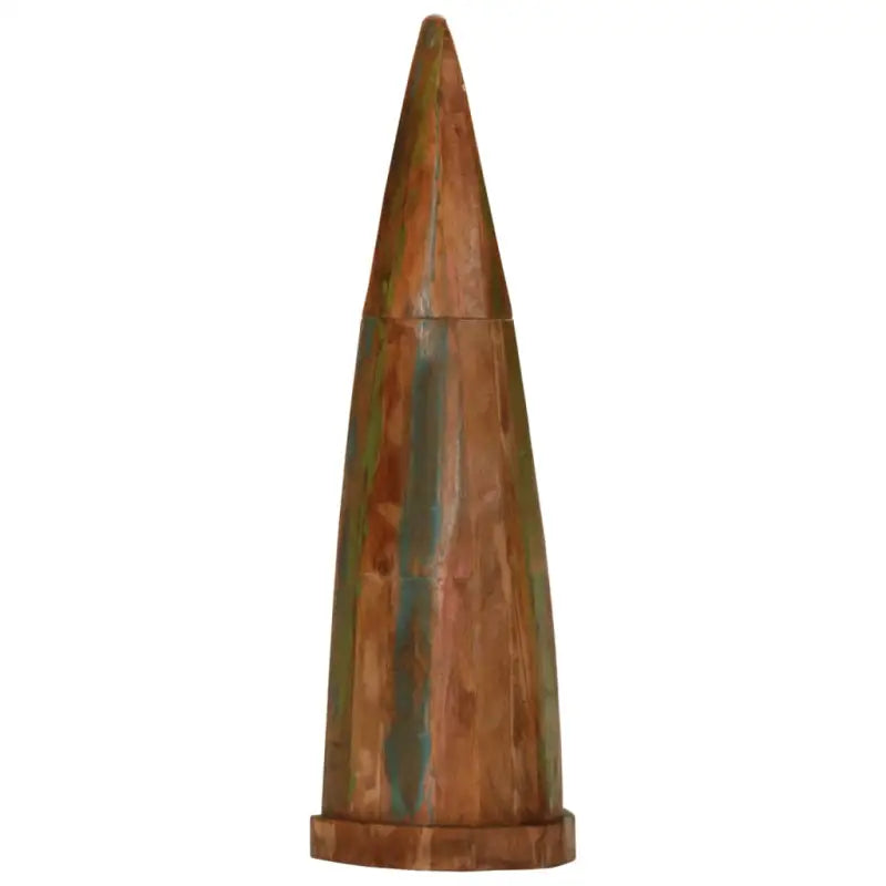 Boekenkasten met massief gerecycled hout geïnspireerd op een boot - Multikleur / 39 x 27 x 127 cm / 1 - Boekenkasten