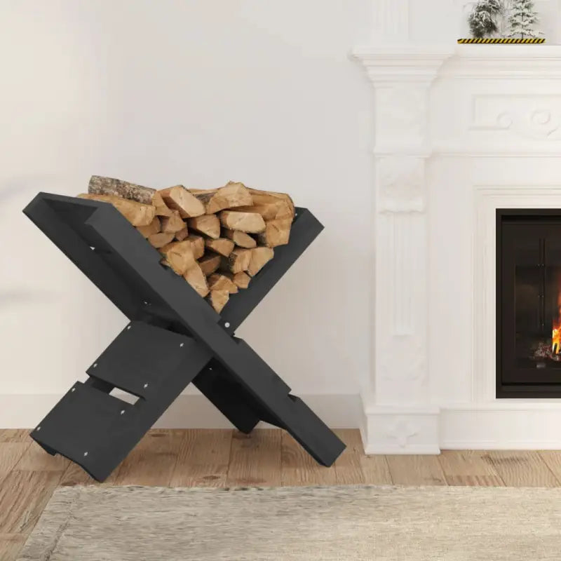 Brandhoutrek van massief grenenhout voor een rustige opslag - Brandhoutrekken & -dragers