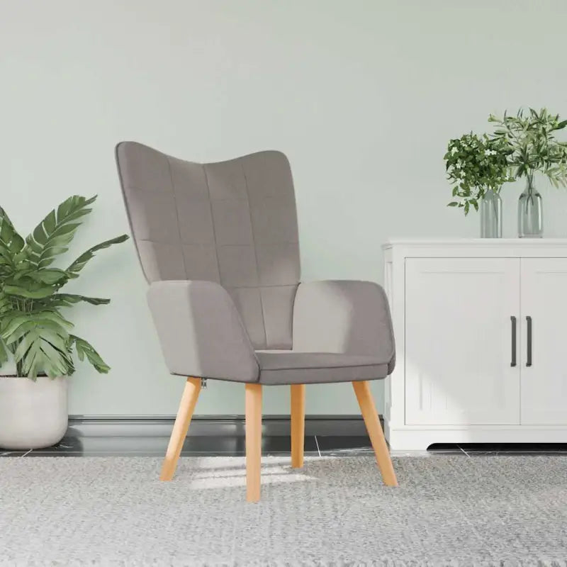 Chique en elegante relaxfauteuil met modern ontwerp - Taupe / 1 / Zonder voetensteun - Fauteuils & Relaxfauteuils