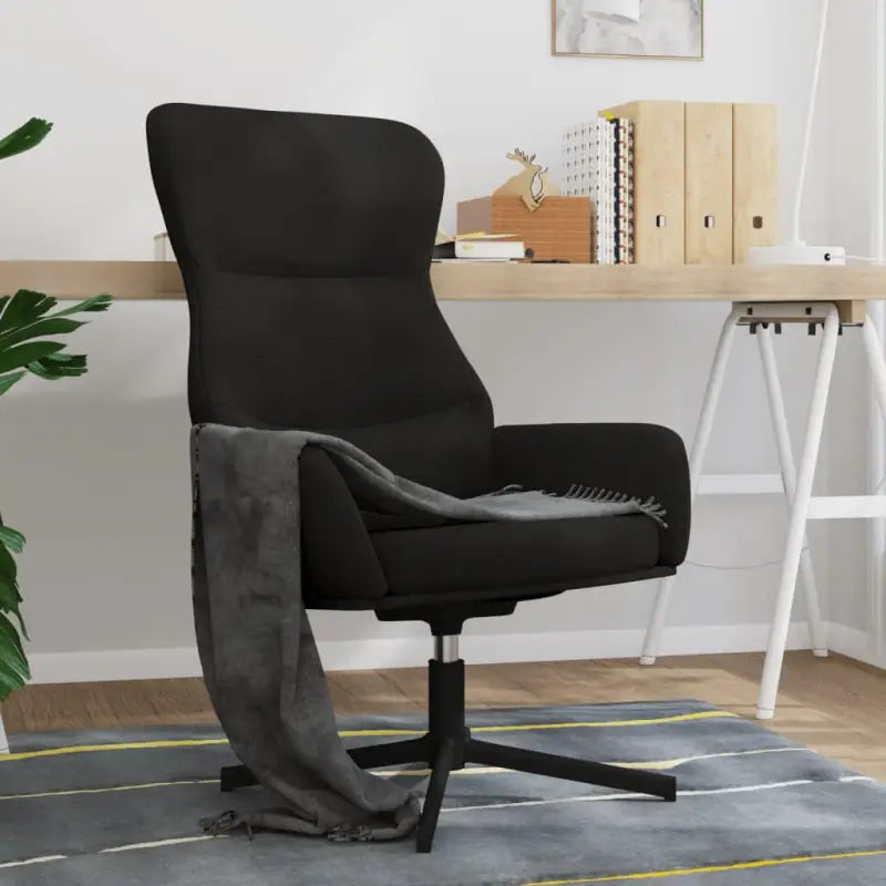 Comfortabele relaxstoel met voetensteun voor ontspanning - Zwart / 1 / Zonder voetensteun - Fauteuils & Relaxfauteuils