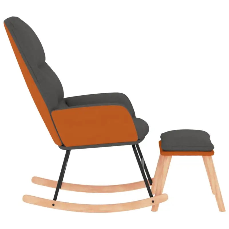 Comfortabele schommelstoel voor ontspanning met duurzame stof - Schommelstoelen
