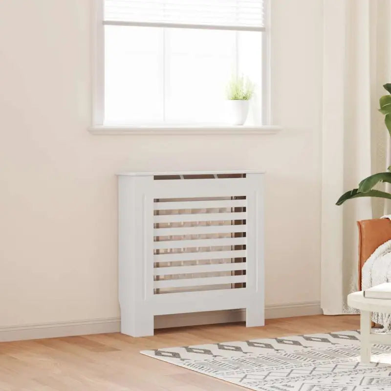 Decoratieve radiatorombouw voor meer ruimte en stijl in je woonkamer - Wit / 78 x 19 x 81.5 cm / 1 - Accessoires