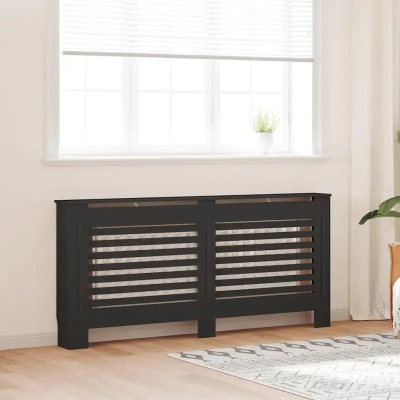 Decoratieve radiatorombouw voor meer ruimte en stijl in je woonkamer - Zwart / 172 x 19 x 81.5 cm / 1 - Accessoires