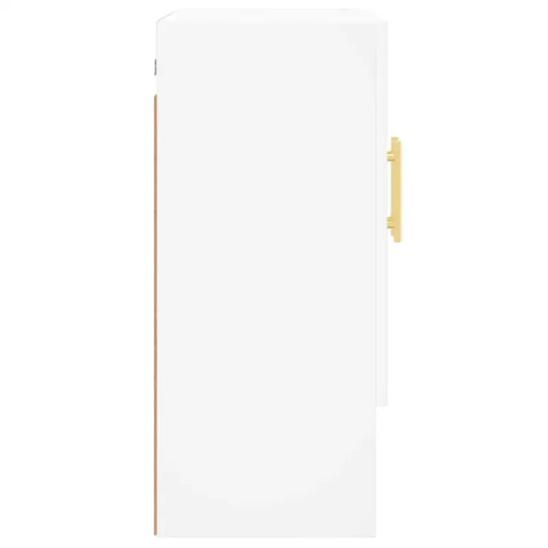 Decoratieve wandkast van bewerkt hout voor praktische opbergruimte - Wit / 1 - Opbergkasten & lockerkasten