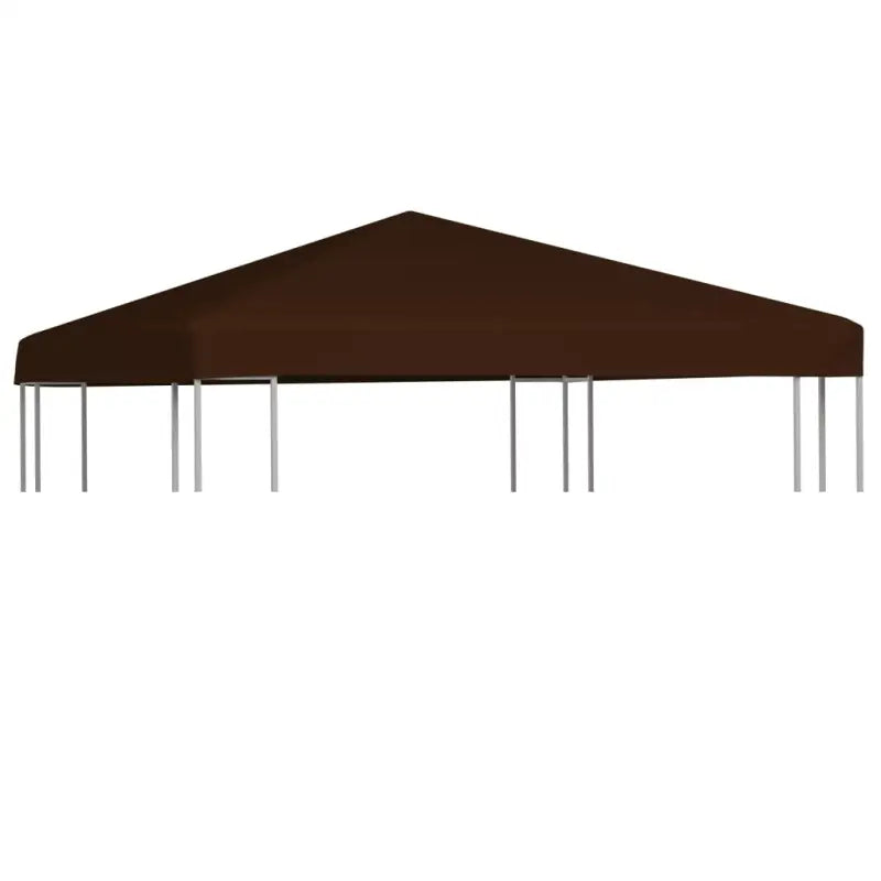 Doek voor Partytent en Prieel Waterbestendig Polyester PVC - Bruin / 3 x 3 m / 1 - Doeken voor partytenten & prieeltjes