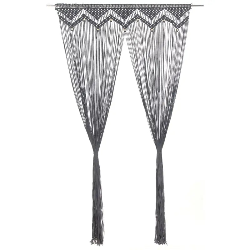 Draadgordijn voor deur raam en interieurdecoratie - Antraciet / 1 - Gordijnen & vitrages