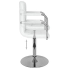 Draaibare Eetkamerstoelen met Modern Ontwerp en Kunstlederen Bekleding - Eetkamerstoelen