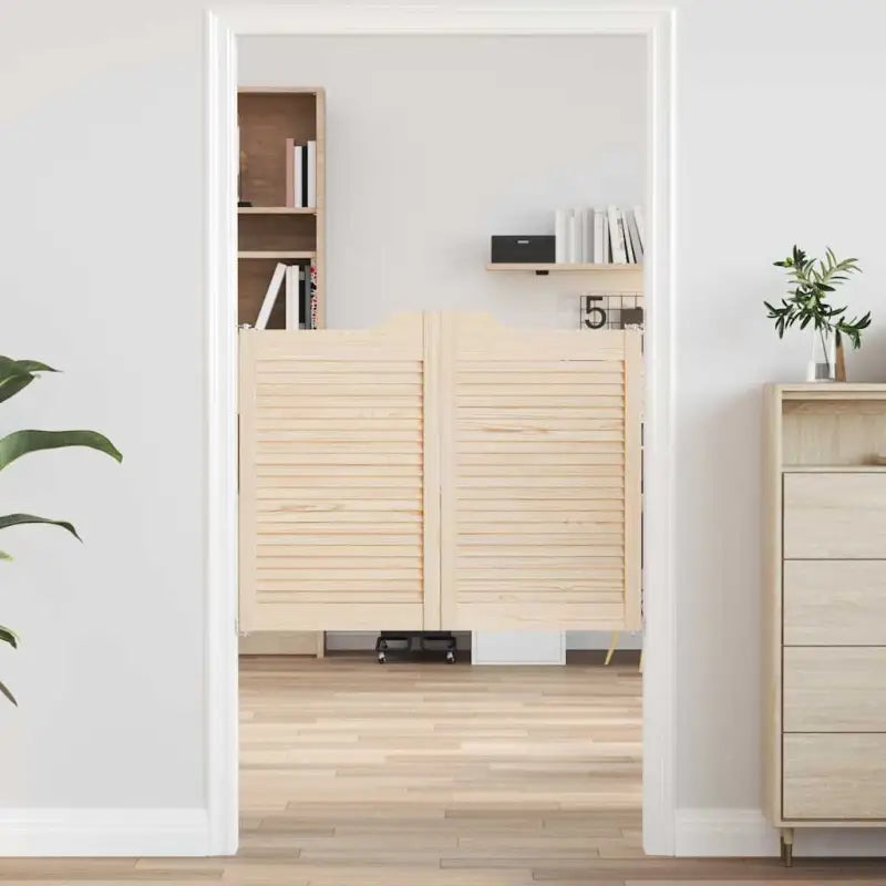 Draaideuren van massief grenenhout voor soepel en duurzaam gebruik - Naturel / 80 x 100 cm / 2 - Voordeuren