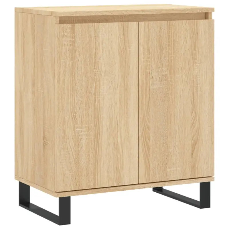Dressoir met bewerkt hout en ijzeren poten voor een tijdloze look - Dressoirs & buffetkasten