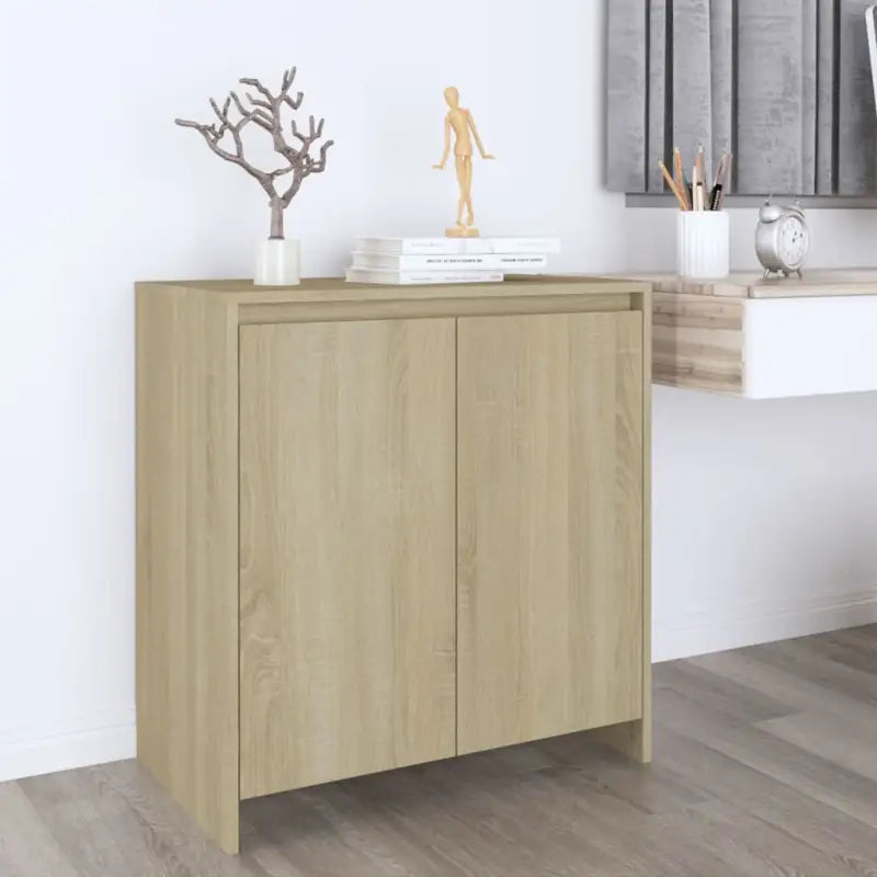 Dressoir van bewerkt hout met opbergruimte en stevig design - Sonoma eiken / 1 - Dressoirs & buffetkasten