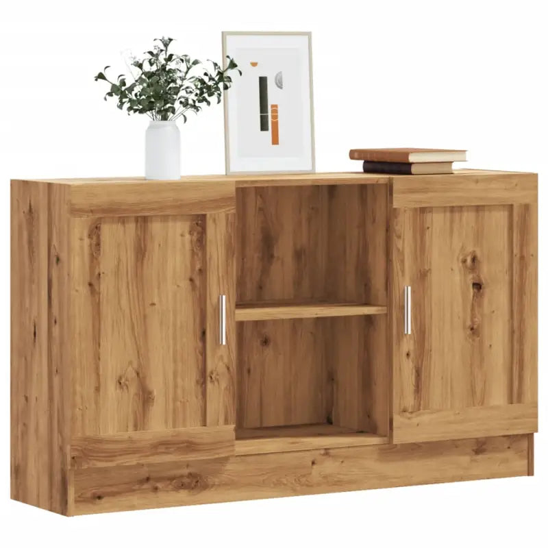 Dressoir van bewerkt hout voor een praktische en stijlvolle kamer - artisanaal eikenkleurig / 1 / Bewerkt hout