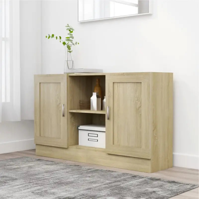 Dressoir van bewerkt hout voor een praktische en stijlvolle kamer - Sonoma eiken / 1 / Bewerkt hout - Dressoirs &