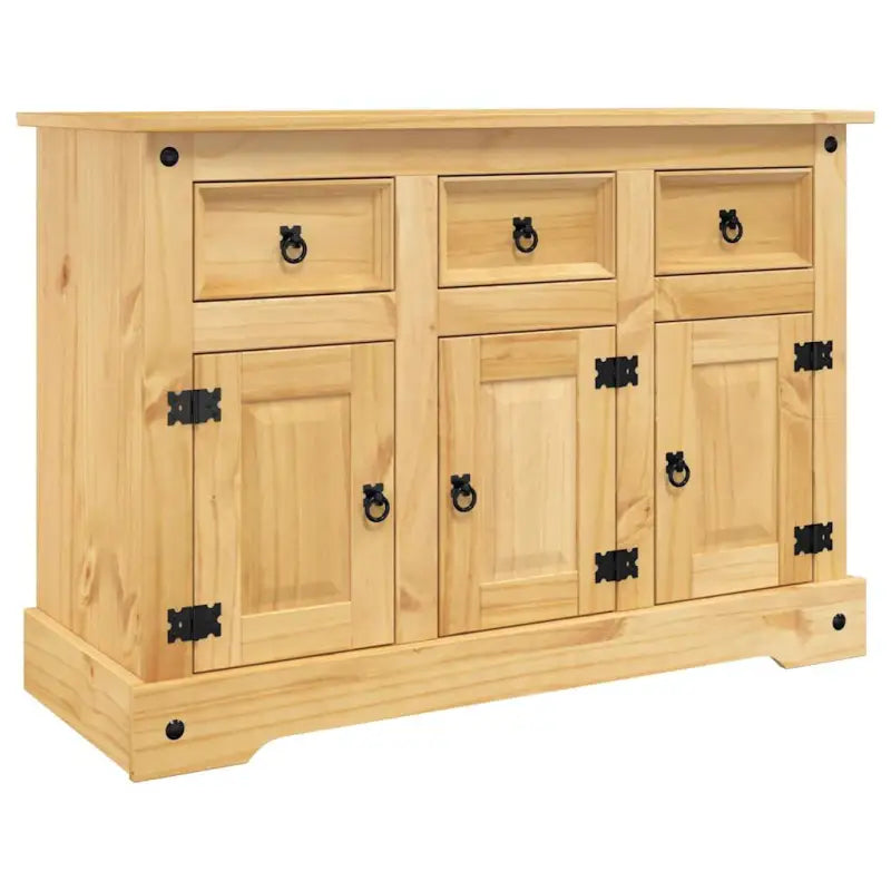 Dressoir van massief grenenhout voor opbergruimte en woonkamerdecoratie - Dressoirs & buffetkasten