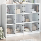 Dressoirs en buffetkasten die boekenkast biedt voor moderne opbergruimte - Wit / 1 / 136 cm - Dressoirs & buffetkasten