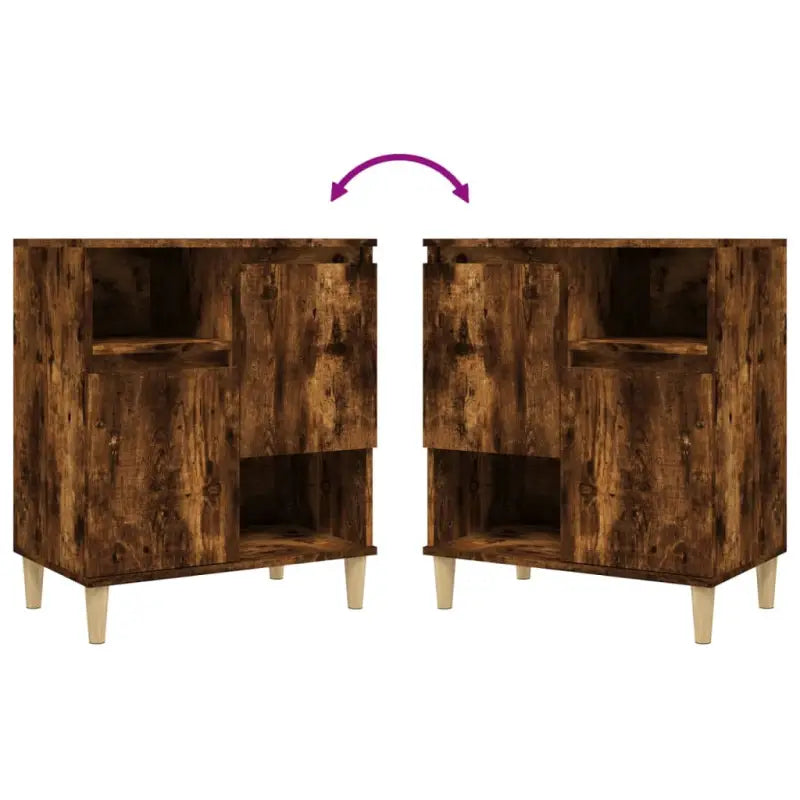 Dressoirs en buffetkasten in bewerkt hout met klassiek design - Dressoirs & buffetkasten