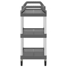 Duurzaam 3-laags keukentrolley met extra opbergruimte - Keukentrolleys