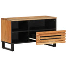 Duurzaam massief acaciahout tv-meubel met industriële stijl - Cd- & dvd-kasten
