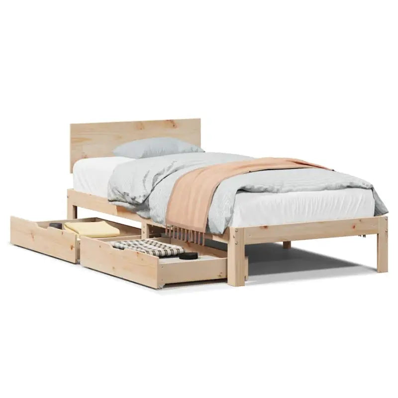 Duurzaam massief grenenhout bedframe voor een goede nachtrust - Bedden & bedframes