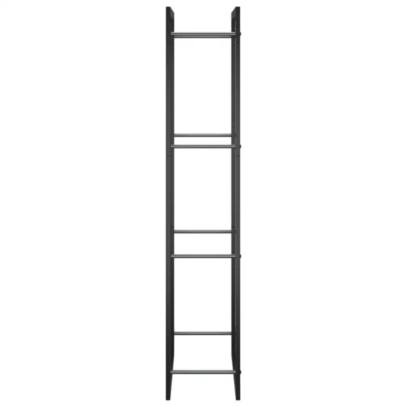 Duurzaam zwart staal brandhoutrek voor nette opslag - Brandhoutrekken