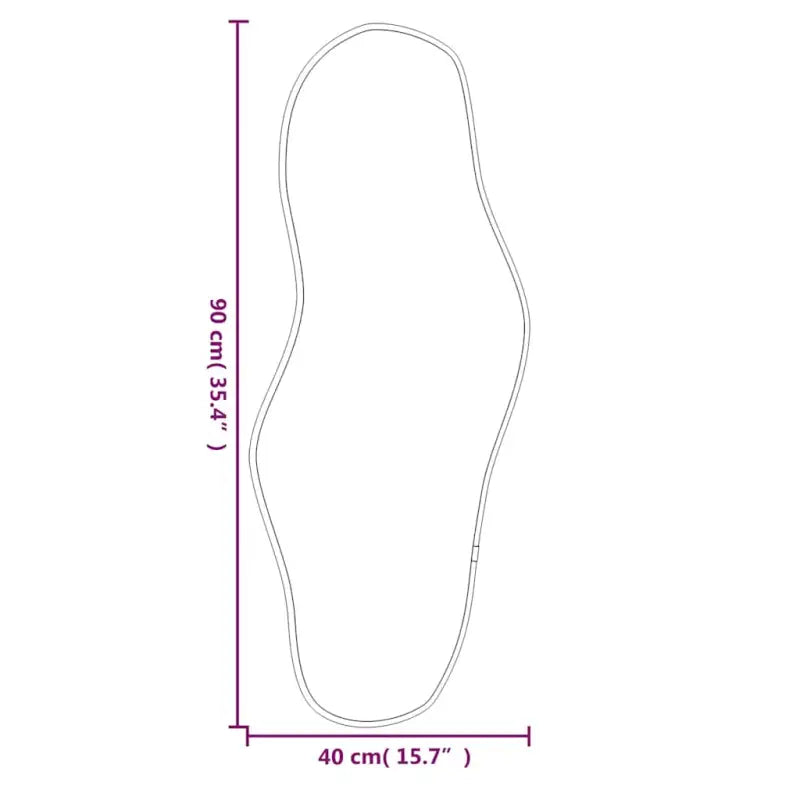 Duurzame wandspiegel met duidelijke weerspiegeling en minimalistisch design - Spiegels