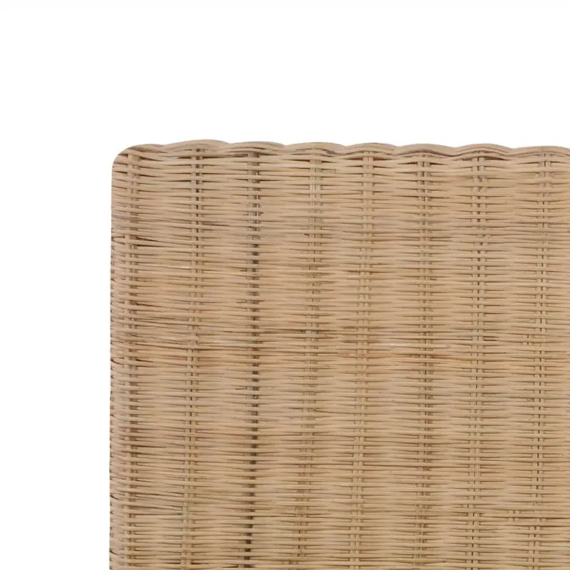 Echt rattan bedframe met geweven structuur voor een exotische look - Bedden & bedframes