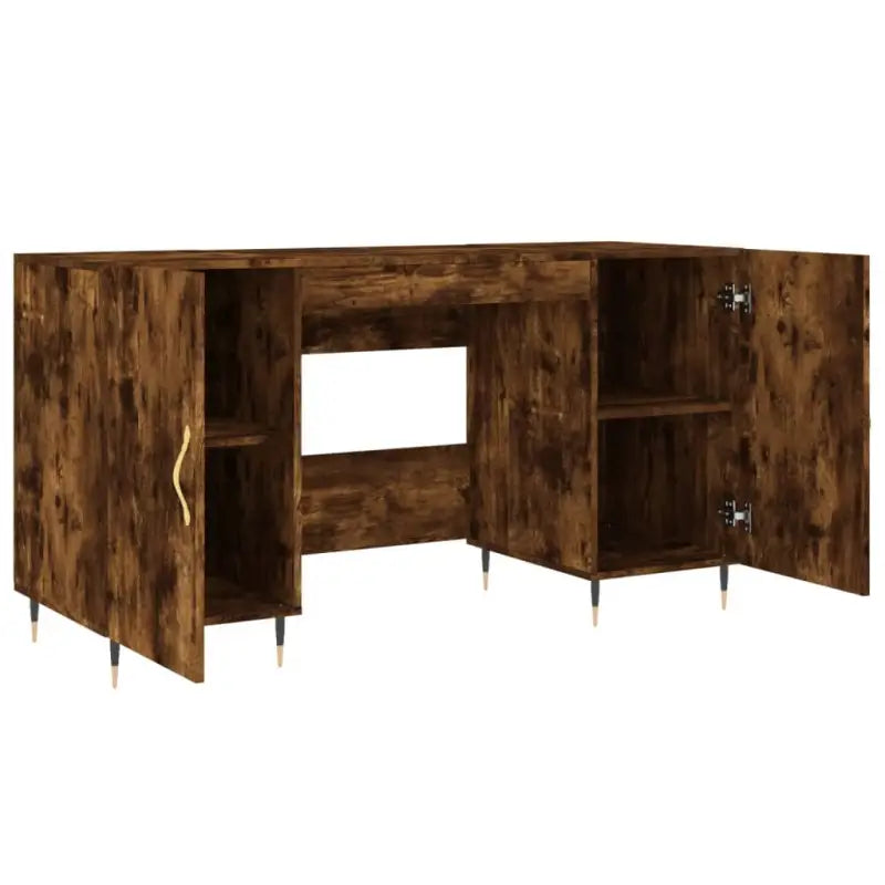 Eenvoudig bureau van bewerkt hout met elegante charme - Bureaus