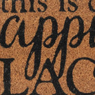 Eenvoudig schoon houden met natuurlijke kokosdeurmat Fleur je voordeur - 45 x 75 cm / 1 - Deurmatten