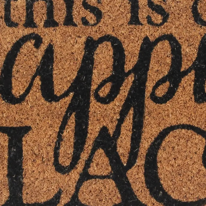 Eenvoudig schoon houden met natuurlijke kokosdeurmat Fleur je voordeur - 45 x 75 cm / 1 - Deurmatten