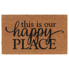 Eenvoudig schoon houden met natuurlijke kokosdeurmat Fleur je voordeur - 45 x 75 cm / 1 - Deurmatten