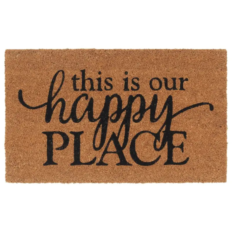 Eenvoudig schoon houden met natuurlijke kokosdeurmat Fleur je voordeur - 45 x 75 cm / 1 - Deurmatten