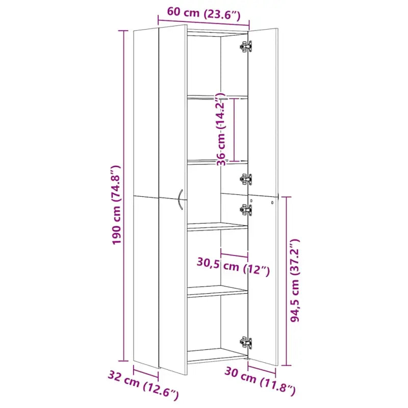 Eenvoudige Archiefkast van bewerkt hout voor stijlvol opbergen - Archiefkasten