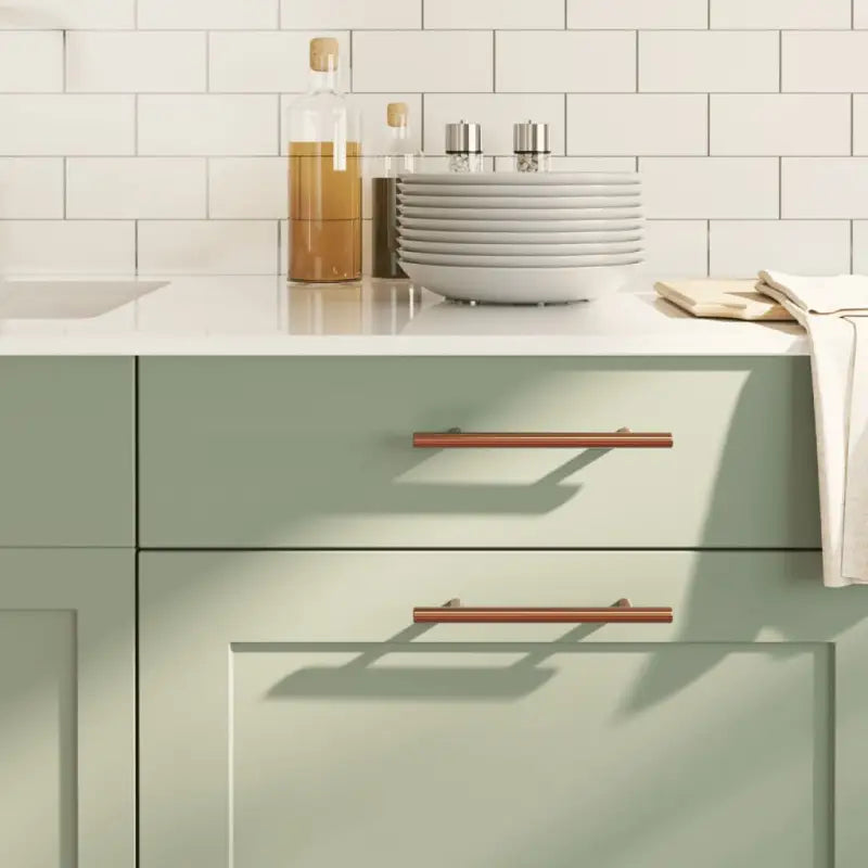 Eenvoudige kastknoppen en handvatten van roestvrij staal - Brons / 128 mm / 20 - Kastknoppen en kastgrepen