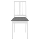 Eetkamerset van massief rubberwood met verlengbare tafel levering bevat - Eetkamersets