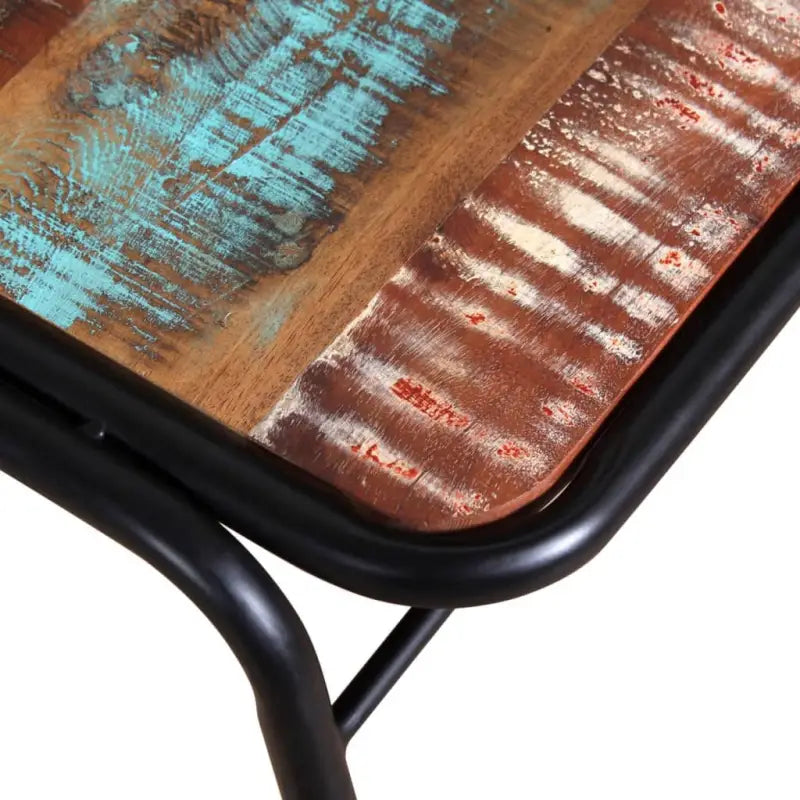 Eetkamerstoelen in antieke stijl van massief gerecycled hout - Eetkamerstoelen