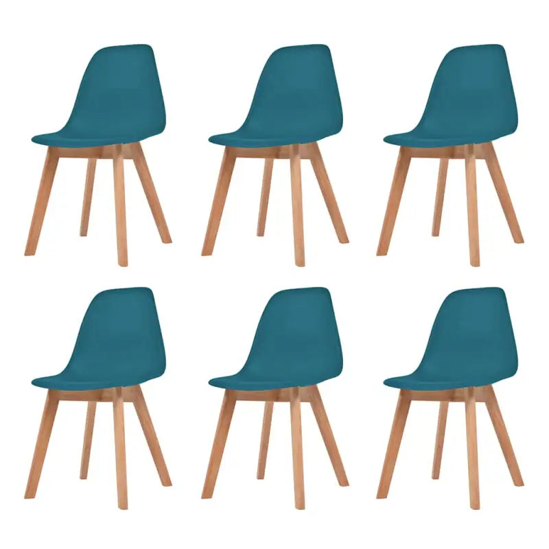 Eetkamerstoelen met elegant ontwerp en levering bevat erg eenvoudig - Turquoise / 6 - Eetkamerstoelen