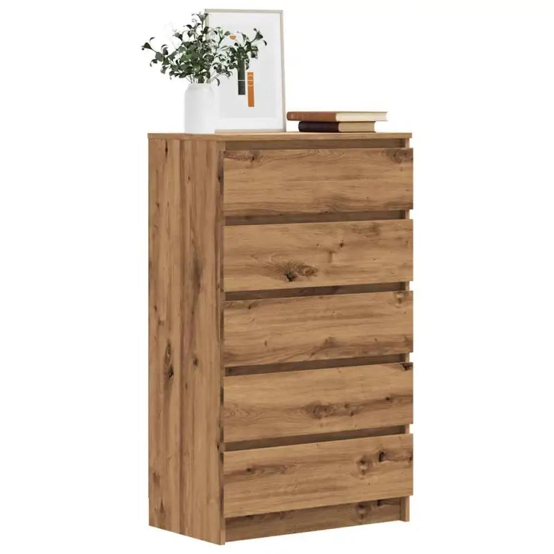 Elegant dressoir van bewerkt hout dat gemakkelijk schoon te maken - artisanaal eikenkleurig / 1 - Dressoirs &