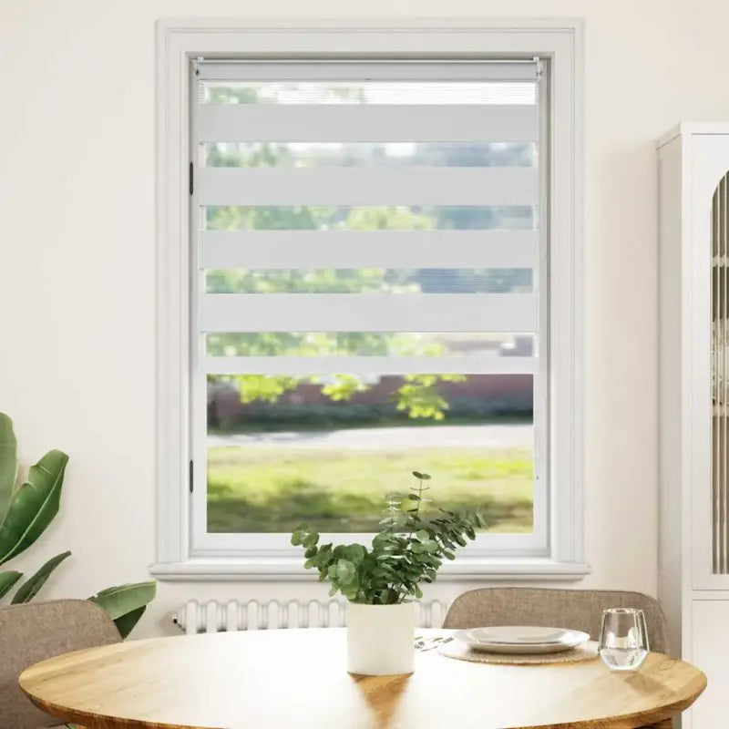 Elegant duo rolgordijn voor een moderne en stijlvolle woning - Wit / 100 x 175 cm - Jaloezieën & rolgordijnen