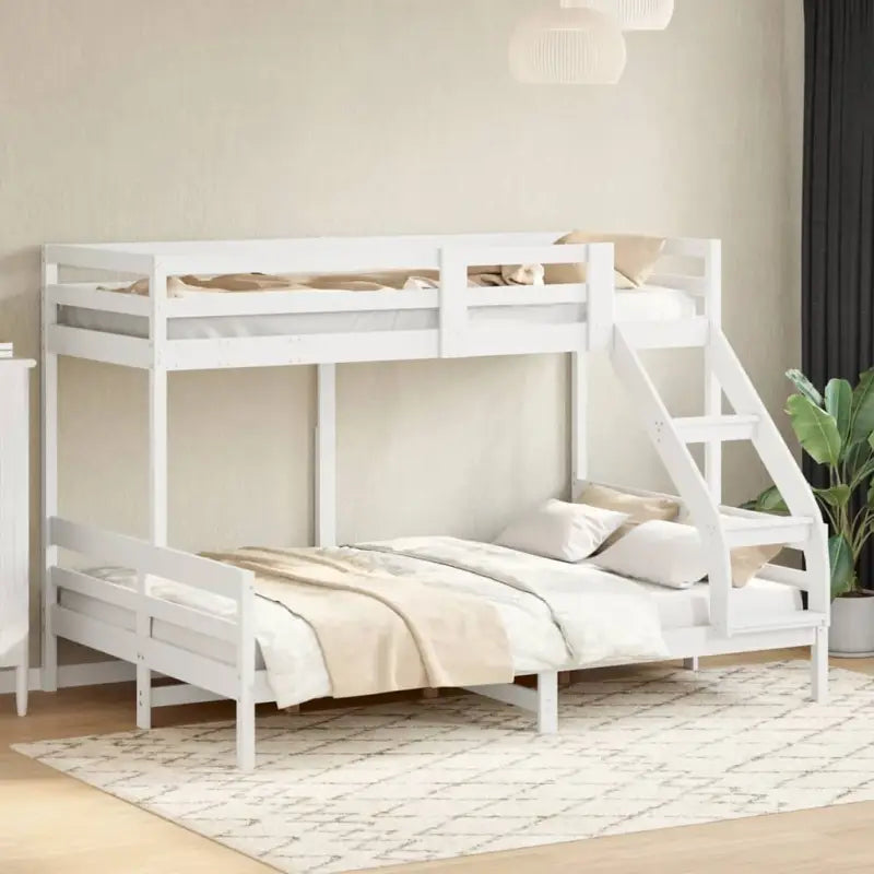 Elegant metalen stapelbed van massief grenenhout voor kleine kamers - Bedden & bedframes