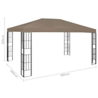 Elegant tuinpaviljoen met vierkante details voor schaduw en comfort - Partytenten & prieëlen