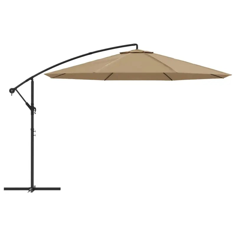 Elegante hangende parasol met metalen paal voor schaduw en UV-bescherming - Parasols en zonneschermen