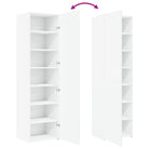 Elegante hoge kast van bewerkt hout voor een stijlvolle inrichting - Dressoirs & buffetkasten