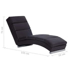 Elegante kunstleren chaise longue met roestvrijstalen poten en comfort - Chaises longues